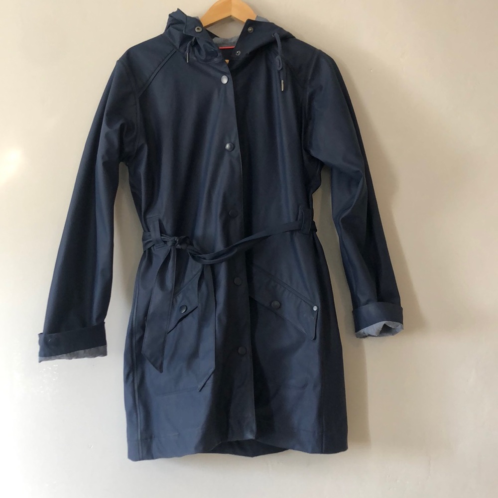 Helly Hansen Lined Long Rain Coat - image 1